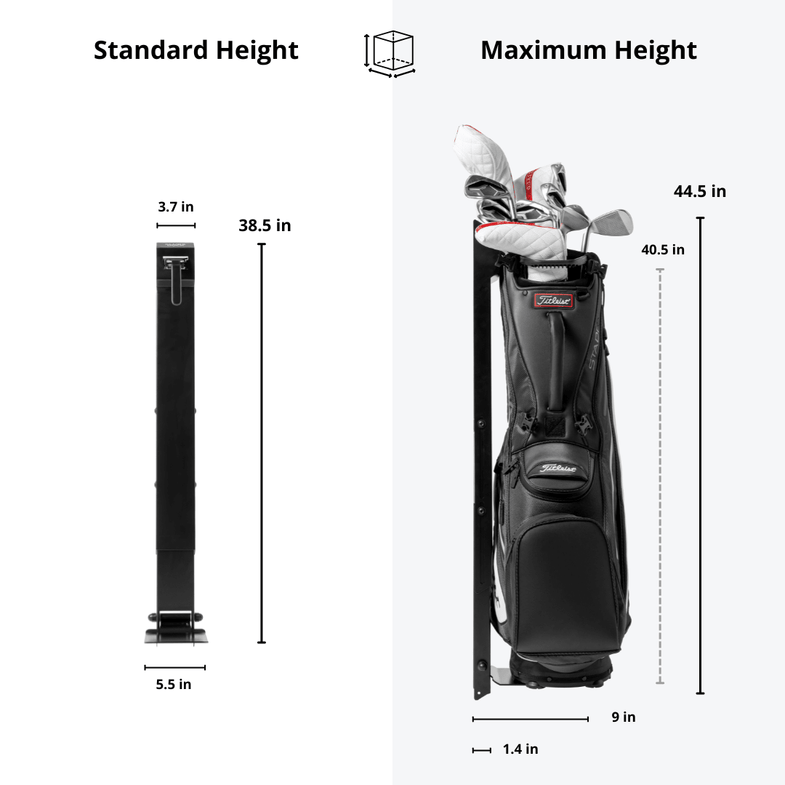 ClubsDock Black Golf storage001- ClubsDock